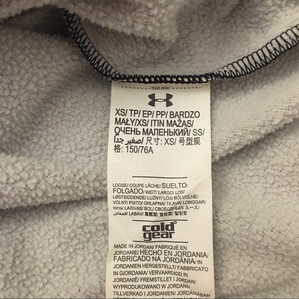 Under Armour Cold Gear Hoodie; Sz XS - Picture 5 of 8